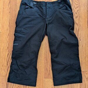 Patagonia Venga black cropped climbing pants size 8 womens
